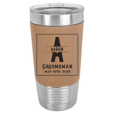 Customized Tumblers of Appreciation for Groomsman & Best Man Gifts